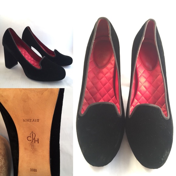 Cole Haan Shoes - Cole Haan Air Morgan Black Velvet Pumps 10 B
